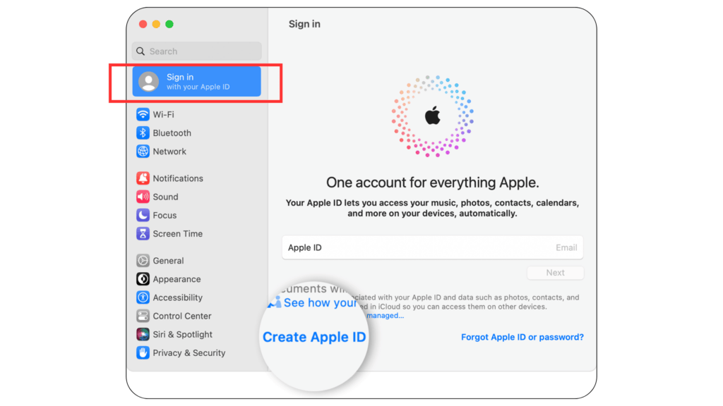 How to Create a new Apple ID on a MAC
