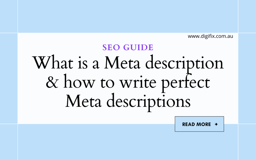What is a Meta description & how to write it perfectly