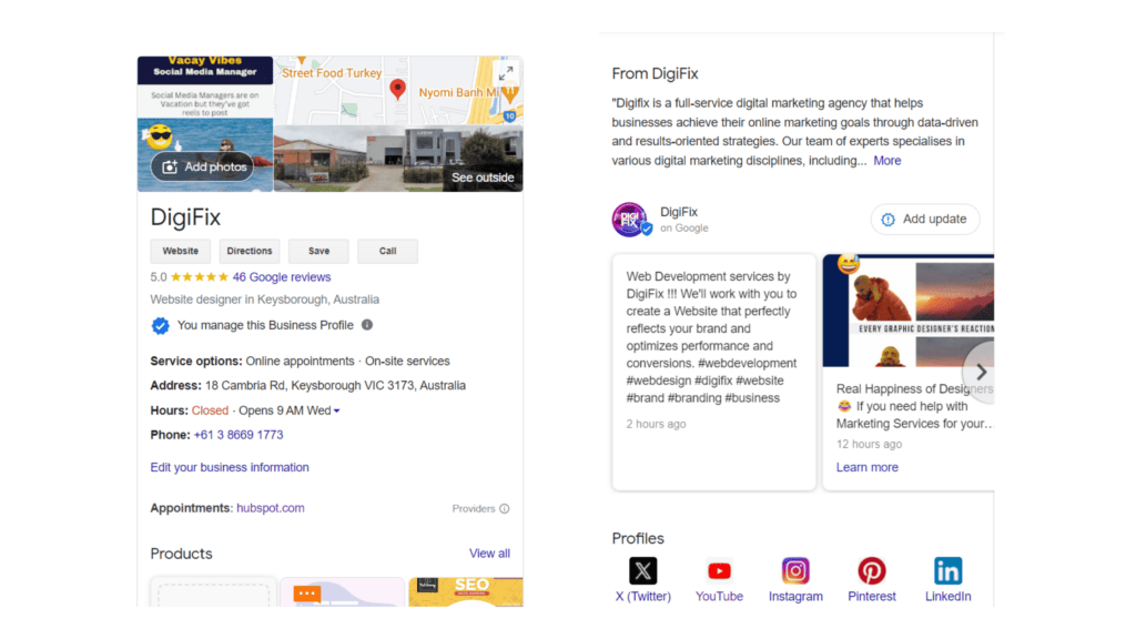 How To Add A Business To Google - DigiFix Google Business Profile 1 1024x576 