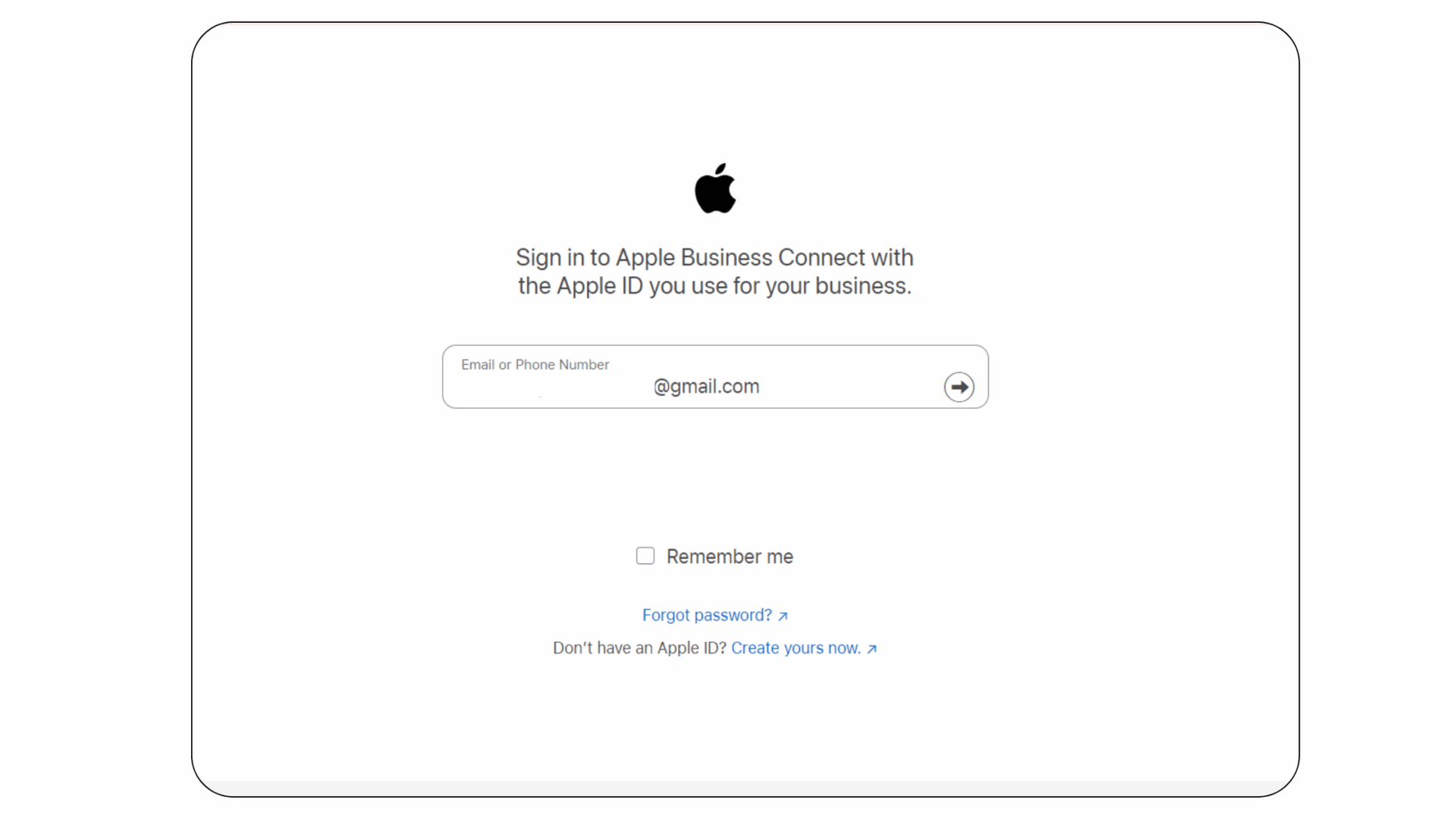 How To Add A Business To Apple - Log In To Apple Business Connect