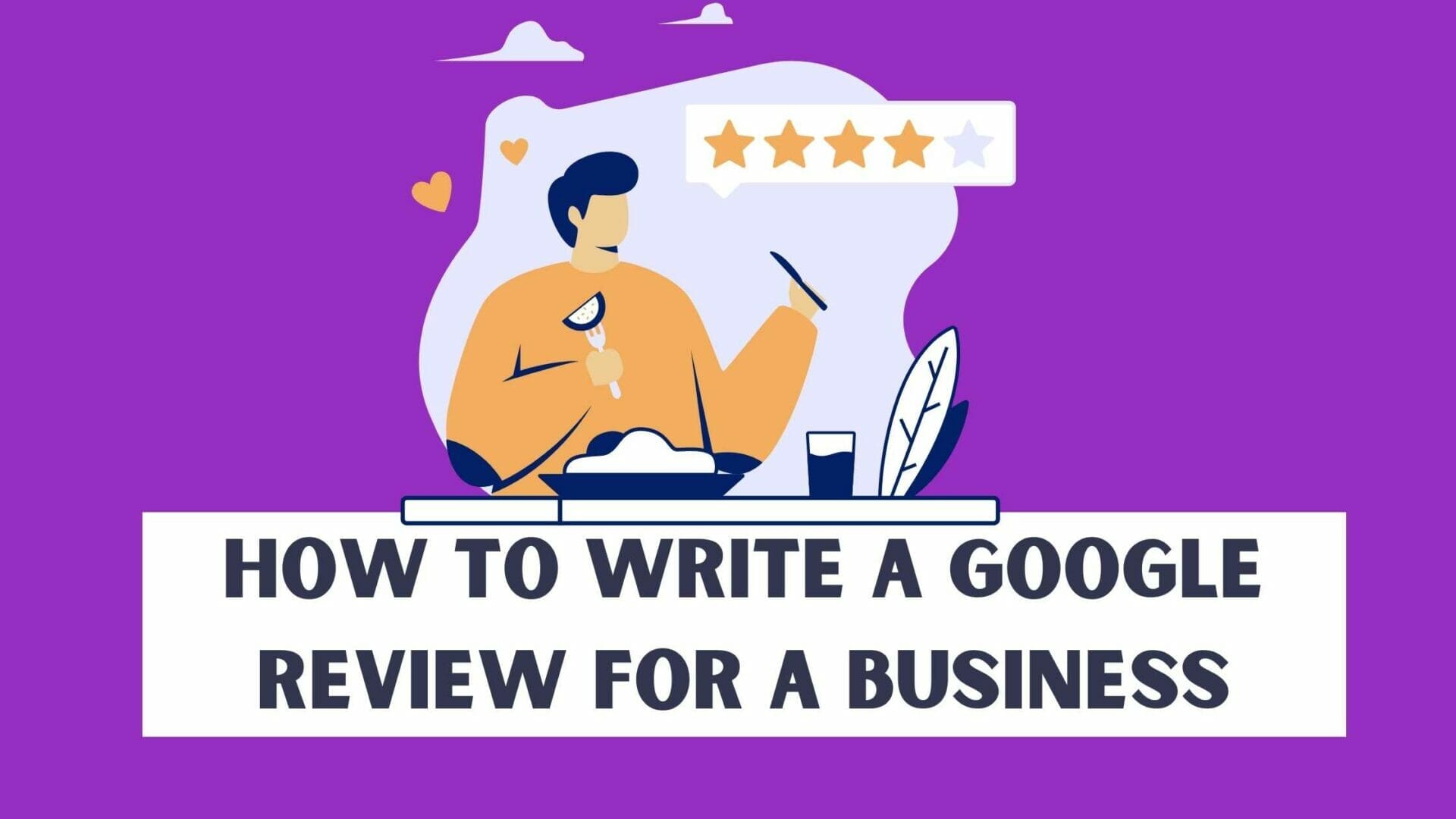 Write A Google Review For A Company