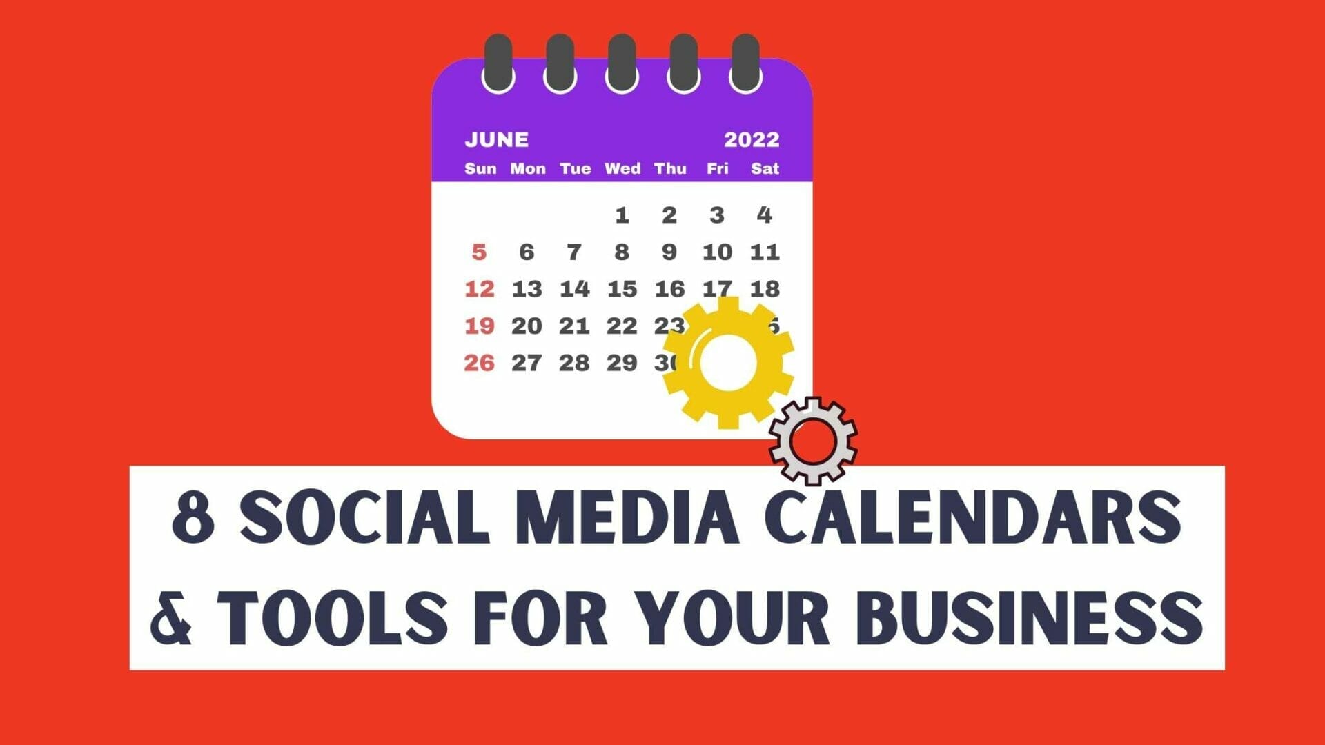 8 Social Media Calendars & Tools For Your Business DigiFix