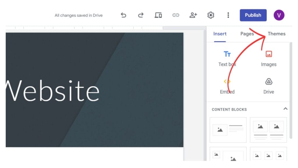 select a theme for your website select a theme for your website