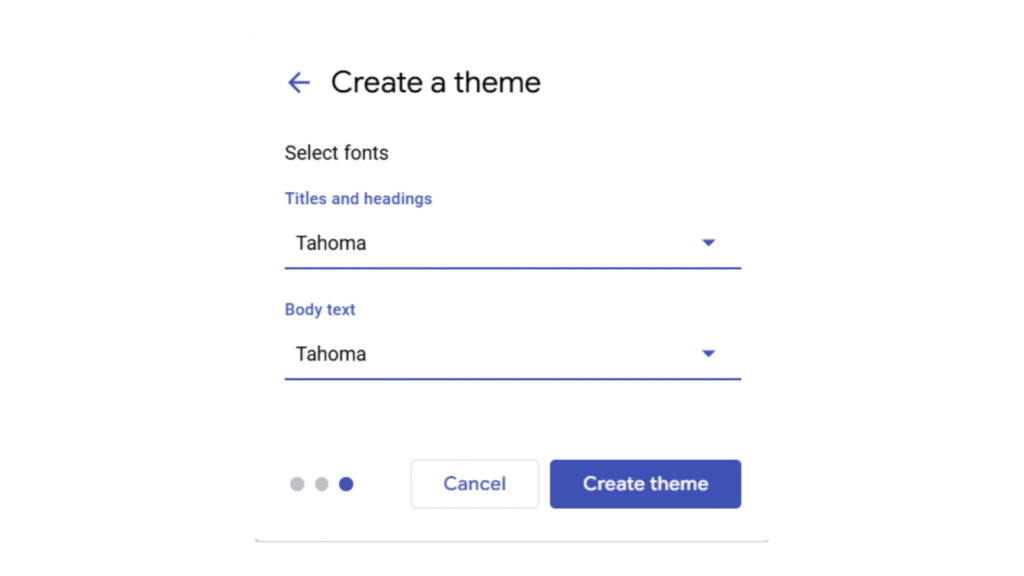 select the fonts for titles, headings and body text select the fonts for titles, headings and body text